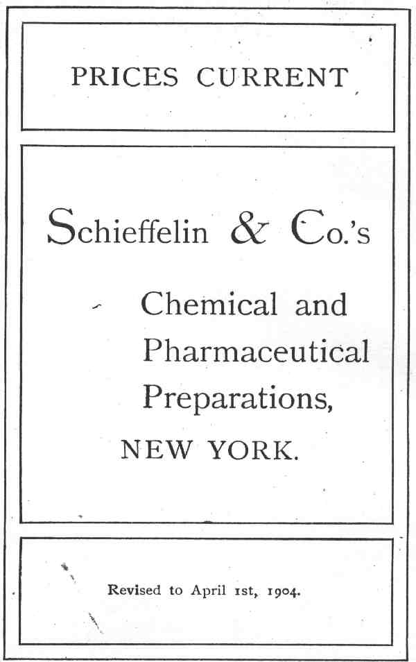 Schieffelin & Co. 