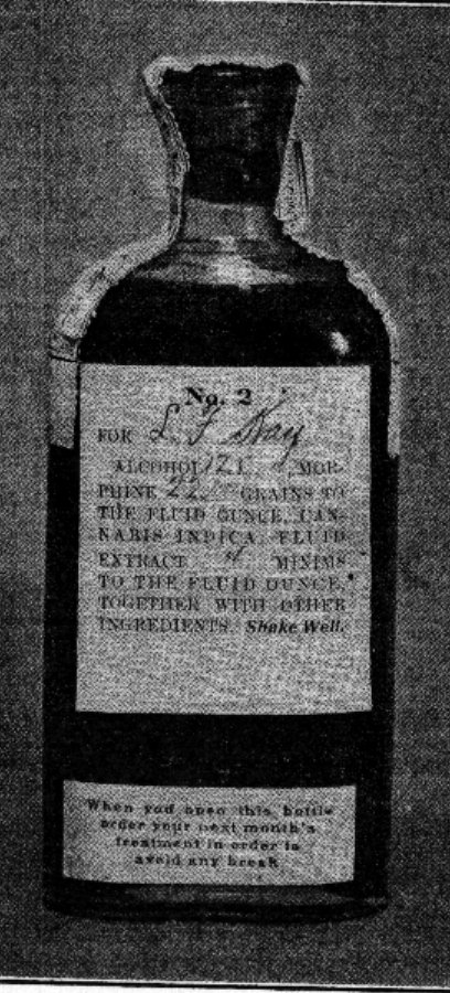 Morphine Cure. FIG. 5.-TYPICAL DRUG-ADDICTION CURES. Upper Label: No.