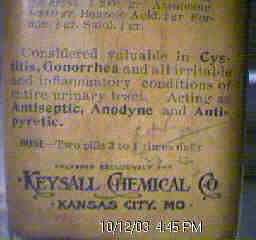 Keysall Cystitis
