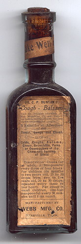 DUNCAN'S COUGH BALSAM